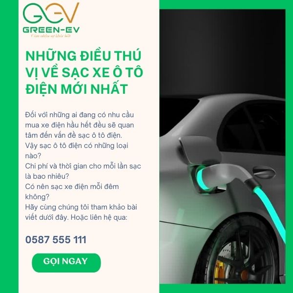 5 điều về sạc xe ô tô điện
