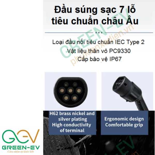 Đầu sạc ô tô điện 7kW