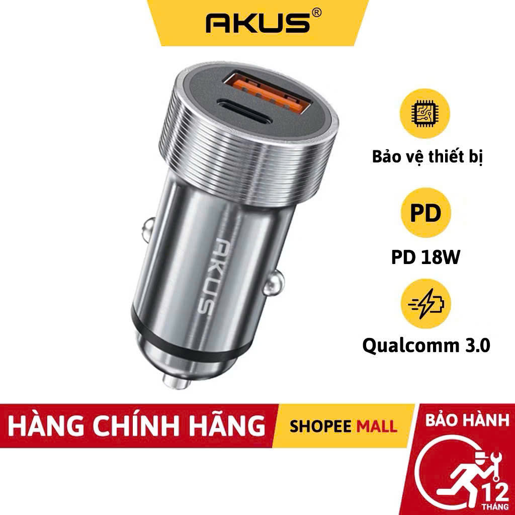 Tẩu sạc ô tô Akus OT-042